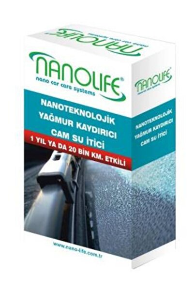 NanoLife 1 yıl 20 Bin km. Etkili Nano Yağmur kaydırıcı - Cam su itici - 6'lı PAKET