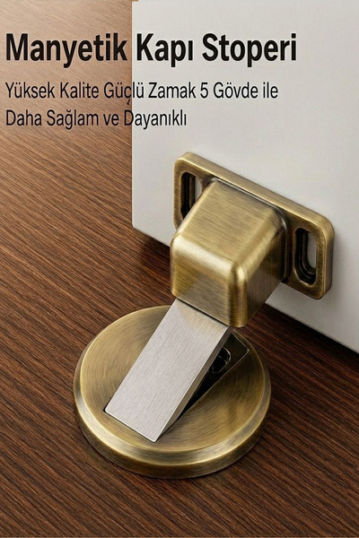BERFİNO Manyetik Kapı Stoperi-Güçlü Mıknatıslı Kapı Tutucu