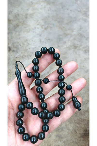 İnan Tesbih Model Ebony Prayer Beads with Sphere Cutting System