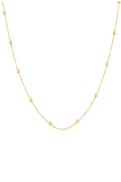 Azuris Silver Azuris 925 Ayar Gümüş Toplu Zincir Kolye 45 Cm
