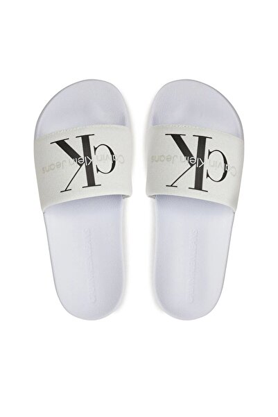 Calvin Klein Women's Slide Monogram Slippers