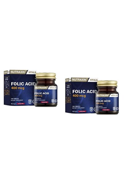 Nutraxin Folic Acid 100 Tablets X 2 Pieces