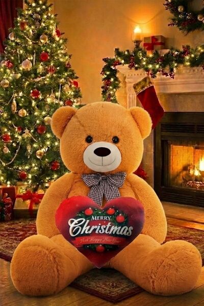 Solemia 90 Cm Papyonlu Peluş Ayı - %100 Yerli Imalat, Sevdiklerimize Özel Pel...