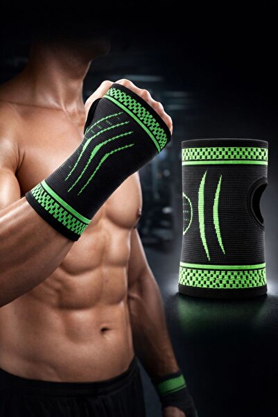 İMVULA Spor Elastik Egzersiz Basketbol Fıtness Voleybol Koruyucu Set Pedi 1 Çift