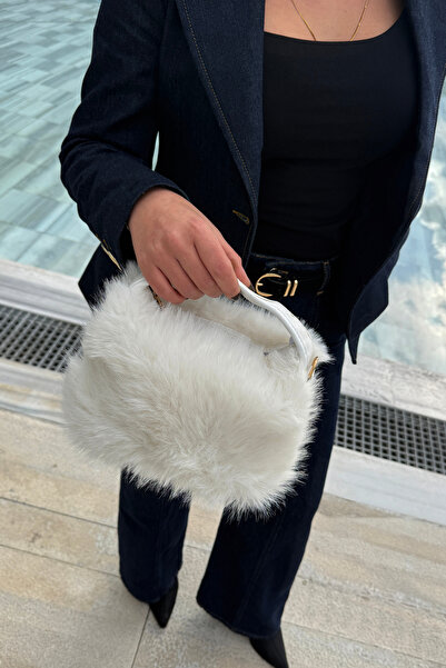 La La'Graccio Paris Lagraccio Paris Kadın Sacyas Peluş El Ve Çapraz Çanta