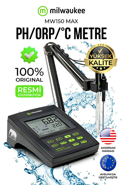 Milwaukee pH, ORP ve Sıcaklık Metre MW150 – Laboratuvar Bench Cihazı