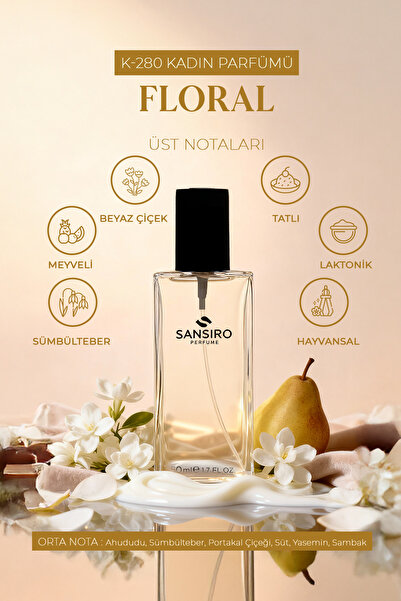 Sansiro K-280 Kadın Parfüm 50ml Edp