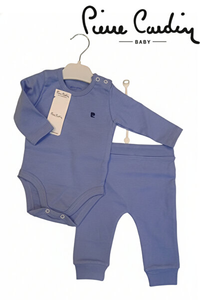 Pierre Cardin Snap Fastener Badili 2-Piece Unisex Baby Set for Girls and Boys