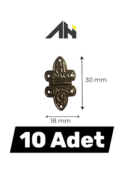 ARZUHOME YONCA KÜÇÜK BOY TAVLA MENTEŞESİ SÜS MENTEŞESİ SARI 10'LU PAKET