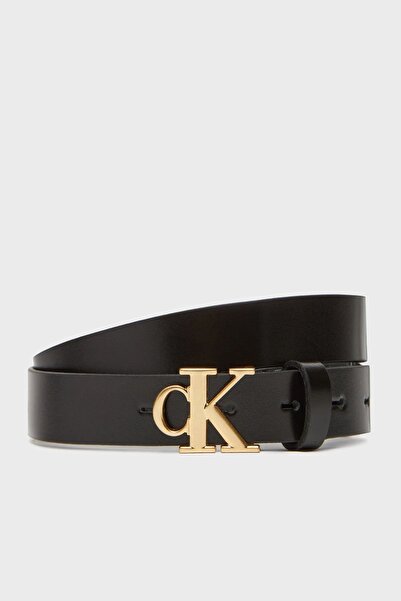 Calvin Klein حزام جلدي بشعار LV04K7017GUB1 حزام LV04K7017G UB1