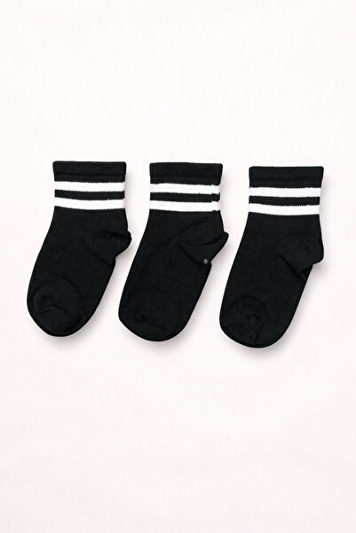 shefox Комплект от 3 детски раирани памучни безшевни капачки за нос