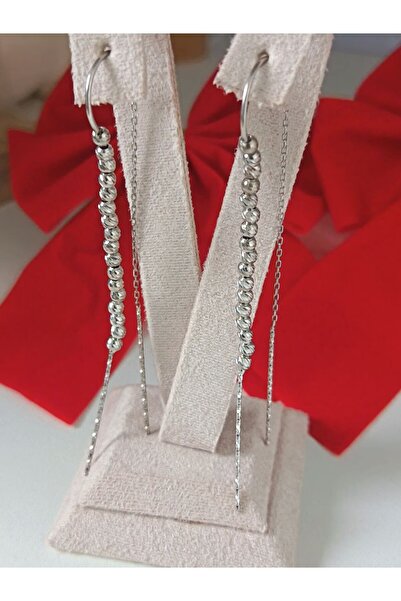 IAMIRA Cercei dublu fir argintiu