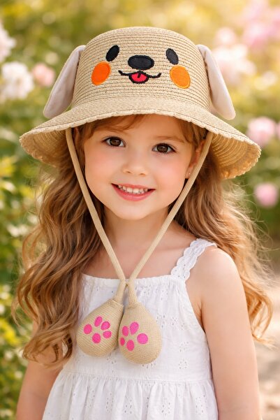 GlassySKY Дитяча шапка з рухомими вушками та плетеним покриттям - з прикрашен...