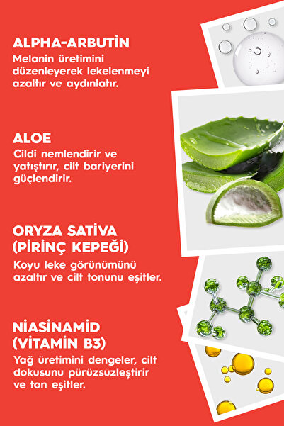 OlaLab Leke Karşıtı Aydınlatıcı Alpha Arbutin Cilt Serumu 30 ml