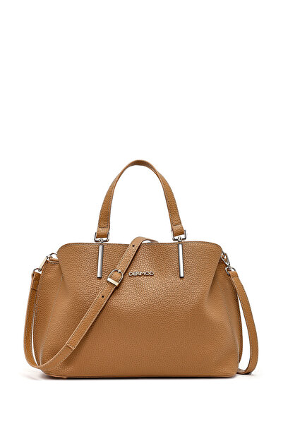 Derimod Women's Brown Long Strap Classic Shoulder Bag 25Abd2013Ft
