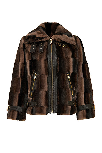 Derimod Anabel Kadın Kahverengi Teddy Mont 25WGP5952FF