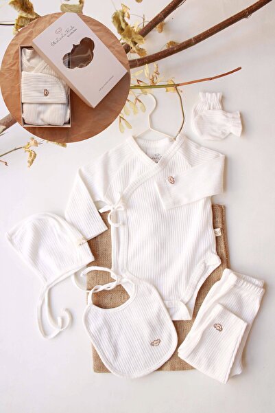 OhlalaKoala Koala Nakışlı 5li Kruvaze Yenidoğan Set