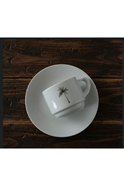 Style Mark Coffee cup with Printed saucer, 100 ml