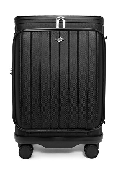 Derimod D-Pack Unisex Siyah Kabin Boy Valiz 24WBD30226F