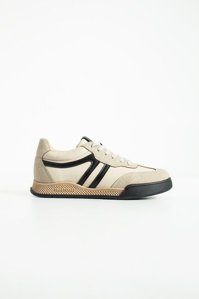 TİVANA Women's Lace-Up Sneakers Tera - Beige