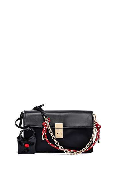 Derimod Kadın Siyah Uzun Askılı Çapraz Çanta 25ABD244018