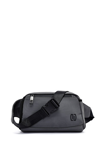 Derimod Erkek Gri Kumaş Mini Bel Çantası 25SBD30106F