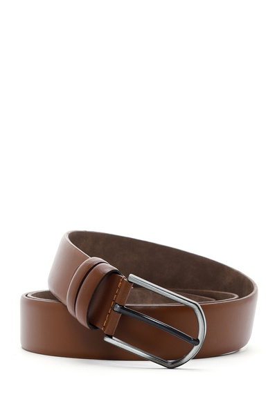 Derimod حزام جلد تان للرجال 000A2D1200218