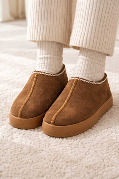 madam gold Women's Stoned and Furry Winter Slippers, Narrow Fit, Please Choose One Size up