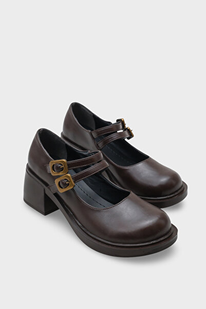 Capone Outfitters Дамски обувки с двойна катарама Mary Jane