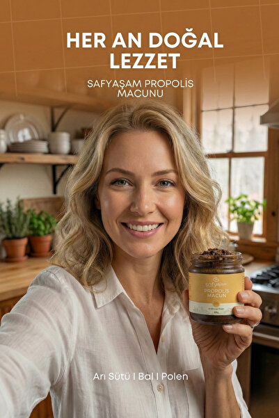Safyaşam Propolis Macunu Arı Sütü Bal Ve Polenli Propolis 240 gr