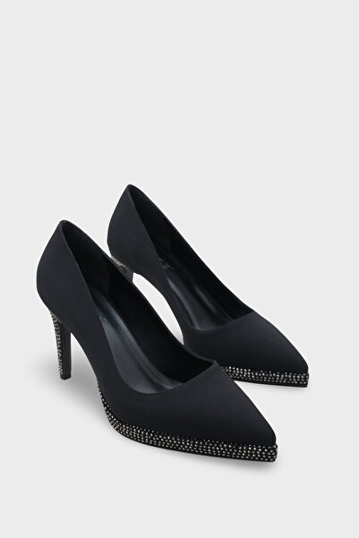 Capone Outfitters Каріне Кам'яна платформа Високі підбори Сатинові вечірні туфлі