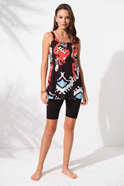 Pierre Cardin Κρεμαστό Hijab Tankini με σχέδιο 231931