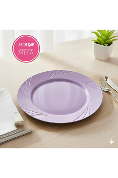 Ta-Fu Global MİKA RENKLİ TABAK 6'LI 24CM ÇAP