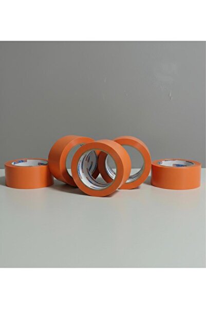aybaş kağıtçılık 1.Kalite 45x100 Metre ( 5 Adet ) Turuncu Renkli Koli Bandı, ...