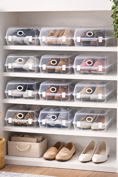 Viyalente Gondol Erkek Ayakkabı Kutusu Lord Plus - 1 Adet - Şeffaf Erkek Ayakkabı Kutusu GONDOL Marka