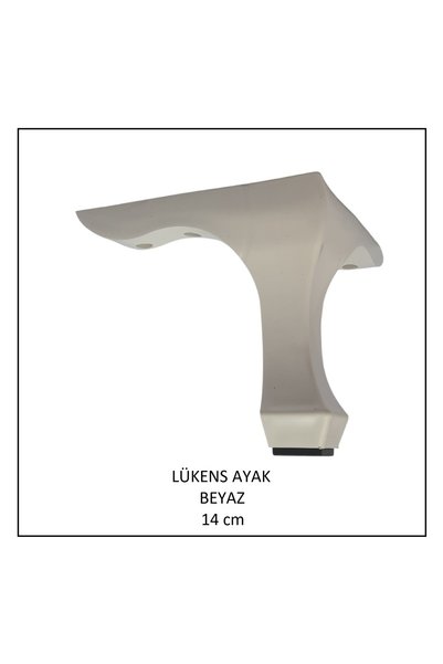 Adilon Lükens 14 Cm Unitate TV Picior Mobilier Subrat Lukens 14cm Alb