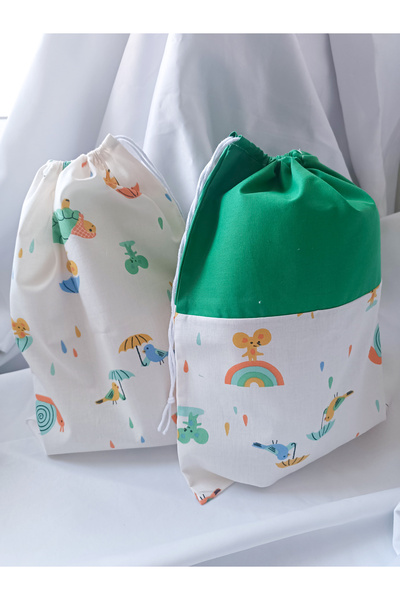 SİYO حقيبة تنظيم 23*30، حقيبة ألعاب، حقيبة حضانة، حقيبة ملابس، حقيبة تنظيم لل...