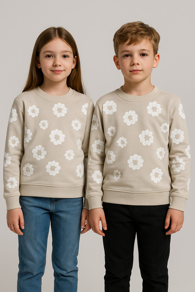 YusGos Unisex Φούτερ με στάμπα Tears από βαμβακερό τζιν για κορίτσια/αγόρια (...