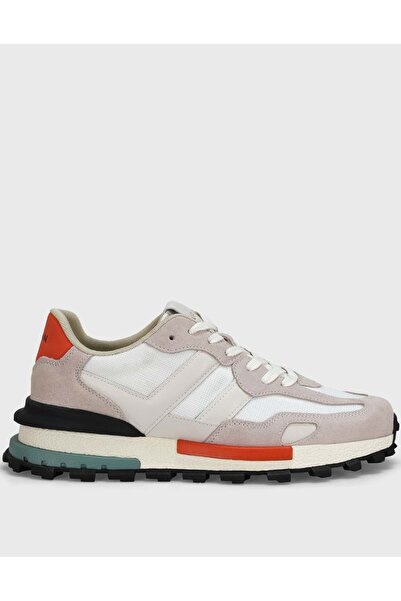 Lufian 111230272 Auke Sneaker Men's Leather Shoes White