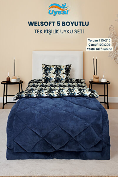 UYSAL WELSOFT 5 BOYUTLU TEK KİŞİLİK UYKU SETİ