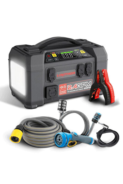 Lokithor AW401 12V 2500Amp Li-Polimer Akıllı Akü Takviye + Pompa + Basınçlı Y...