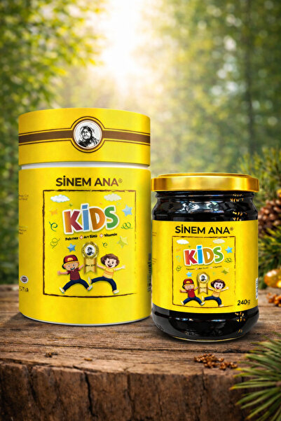 Sinem ana Kids Çocuklar için Özel - Arı Sütü, Pekmez, Bal Ve Vitamin Katkılı Kakaolu Macun