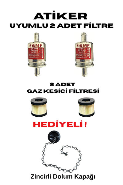 kenzybear Atiker Uyumlu Filtre Seti Atiker Lpg Filtresi Atiker Filtre Gaz Filtresi