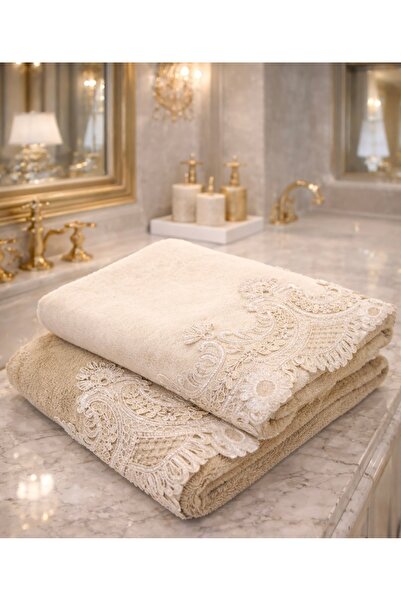 Çeyiz Bahçesi Set de prosoape din catifea Büshram Dowry