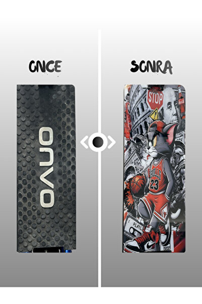 bisiklet dünyam Onvo Scooter 012 Pleksi Tabanlık - Standart Vida Delikli Deck...