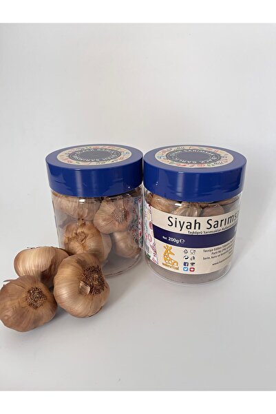 Edovital Siyah Sarımsak Baş 200 gram baş pet kavanoz