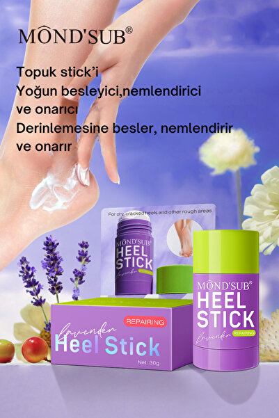 MondSub Onarıcı Çatlak Topuk Bakım Stick Yoğun Nemlendirici Ve Pürüzsüzleştir...