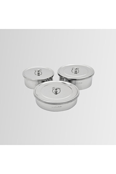 NURGAZ NG-200-K Krom Kamp Tencere Tava Seti