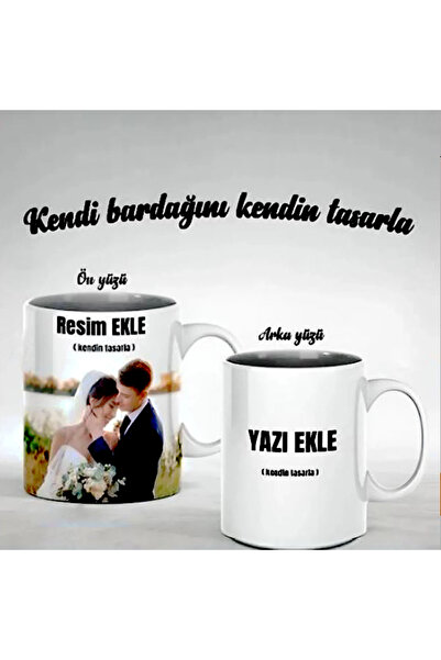 Genel Markalar Kişiye Özel 21 Fotoğraflı Beyaz Kupa Bardak - Arkadaşa Hediye ...
