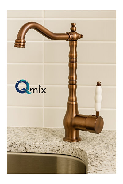 ASİL SU ARMATÜRLERİ Rustik Eskitme Antik Mutfak Eviye Bataryası